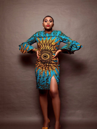Nana African Print Dress