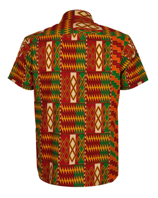 Kente Print Shirt (New-Coming Soon)