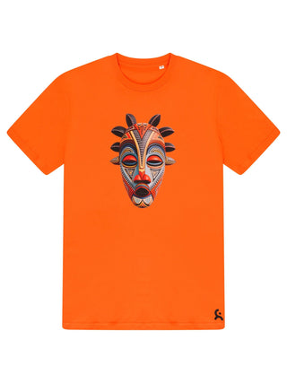 Orange Multicoloured Mask "Sanfa" T-shirt