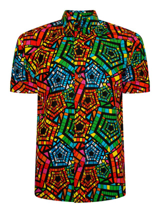Bold African Print Shirt