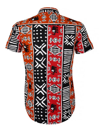 Peace Bologan African Print Shirt