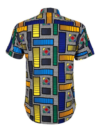 Justice African Print Shirt