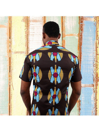 Symbolic African Print Shirt
