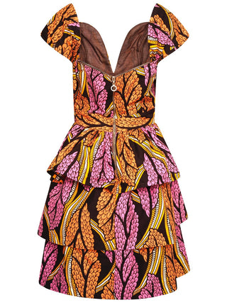 Amber African Print Dress